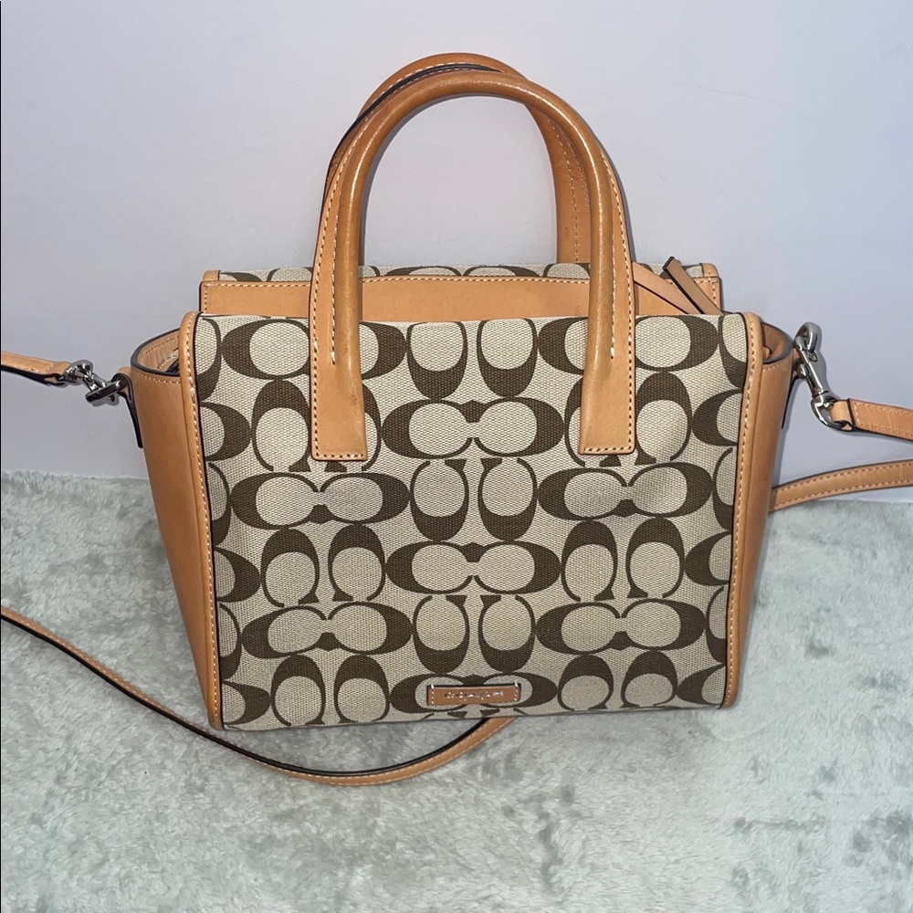 Coach Mini Bleeker ‘Riley’ Signature Carryall - Picture 3 of 17
